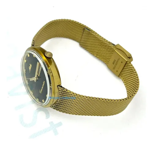 Reloj Mido Commander Negro Autom tico Acero Dorado Malla Cuotas