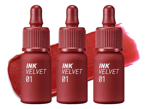 3 Tinta De Labios Ink Velvet N°1 Good Brick - Peripera