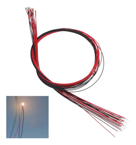 Paquete De 40 Farolas Led Smd 0805 Precableadas Para Farolas