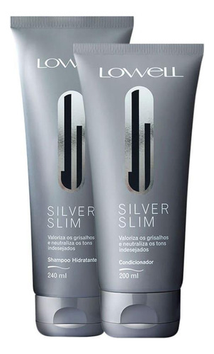  Kit Silver Slim Shampoo + Condicionador - Lowell