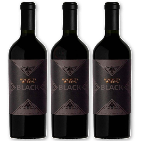 Vino Mosquita Muerta Black Blend Cabernet 750ml Caja X3