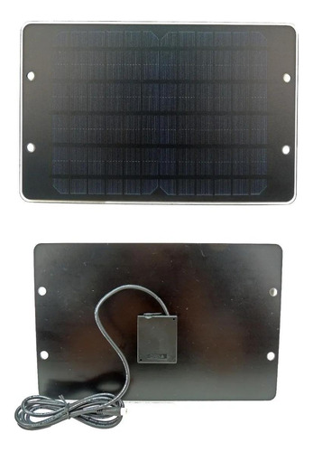 Mini Painel Solar Portátil 6v 6w Monocristalino Fotovoltaica