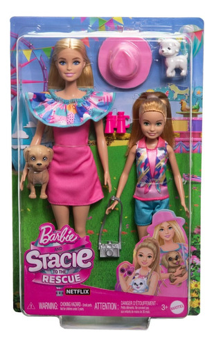 Barbie Muñecas Stacie Al Rescate Aventura De Hermanas