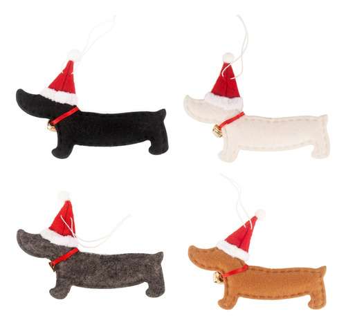 Adornos De Cachorro De Dibujos Animados De Árbol De Navidad