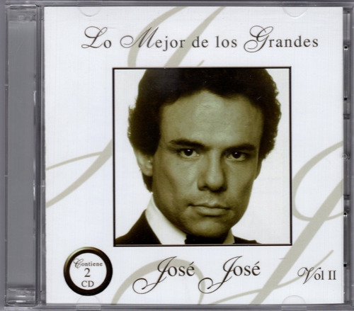 José José Mejor De Los Grandes Vol 2 | 2 Cds Música Nuevo