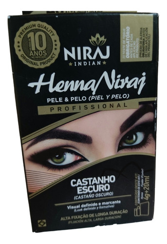 Henna Profesional Para Cejas - Niraj