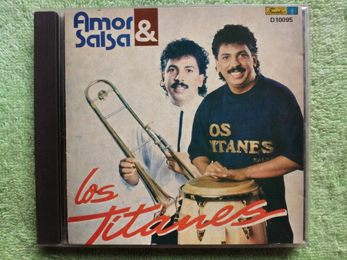 Eam Cd Los Titanes Amor & Salsa 1990 Su Noveno Album Estudio