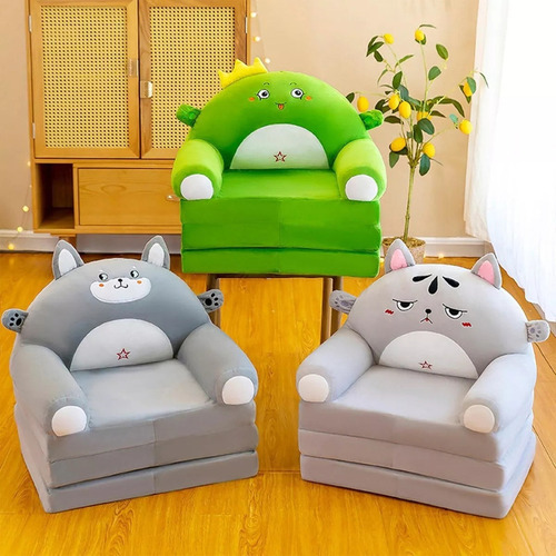Np Sofá Plegable Para Niños Pequeños, Funda Lavable