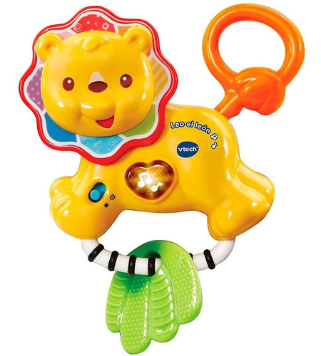 Vtech Leo El León Sonajero Mordedor Interactivo Con Sonido