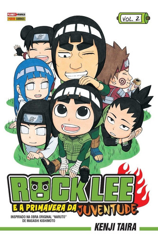 Rock Lee 2! A Primavera Da Juventude! Mangá Panini! Lacrado