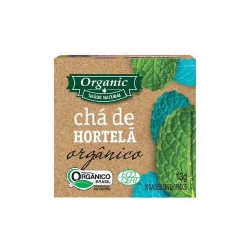 Kit 2x: Chá Orgânico De Hortelã Organic 10 Sachês