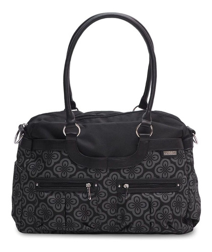 Pañalera Tipo Satchel Jj Cole Negro