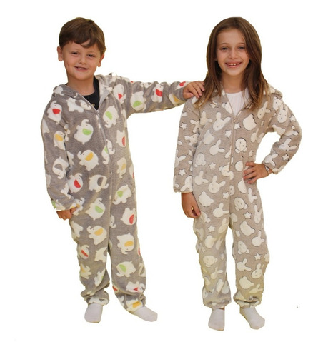 Imagen 3 de 10 de Pijama Importado Enterito Animales Niños Y Adolecentes
