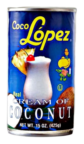 Crema De Coco, Coco Lopez 425g X 5uds (2.125g)
