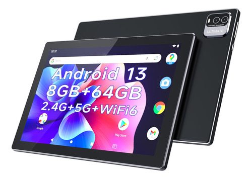 Tableta Android 13 De 10,1 Pulgadas, 8 Gb De Ram + 64 Gb De 