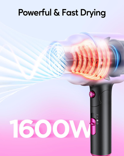 Secador De Cabelo Wavytalk Wavytalk 1600w Leve Com Difusor