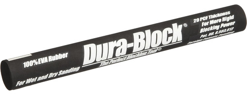 Dura-block Af4404 - Bloque De Lija Redondo  Color Negro