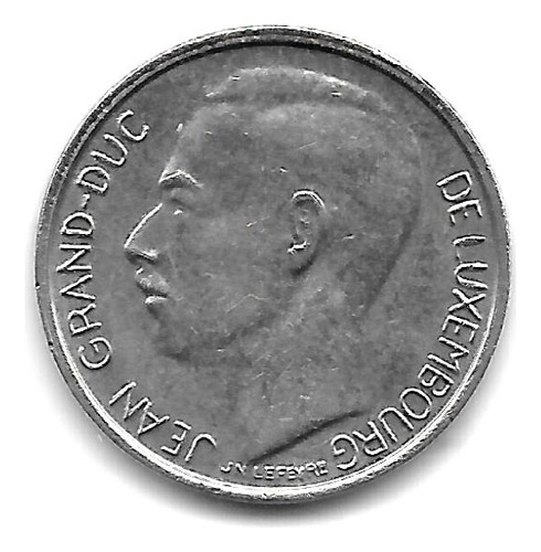 Luxemburgo Moneda De 1 Franco Año 1986 - Km 59 - Excel.+