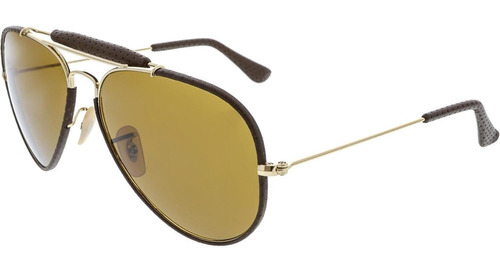 Lentes Ray 0rb3422-q Craft Outdoorsman Cafe Dorado