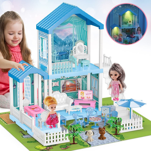 Casa De Muñecas Toy Life - De 4 A 5 Años Con Luces - Par Csñ