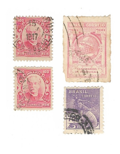 Lt1379. Lote De 4 Sellos De Brasil En Oferta. 1903-1941.