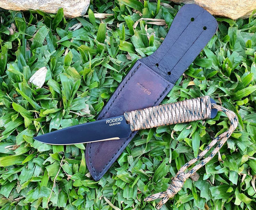 Imagem 2 de 10 de Faca Cutelaria Elmo Bushcraft Fr1 Aço Carbono Nova Original