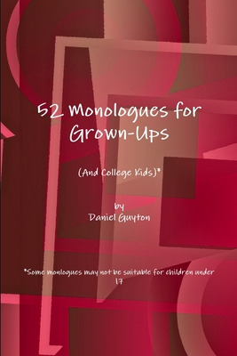 Libro 52 Monologues For Grown-ups (and College Kids) - Gu...