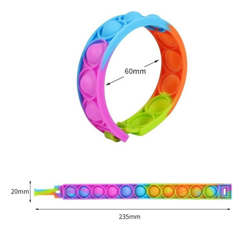 Pulsera De Compresión Pop It Fidget Toy Pop Bubble 35