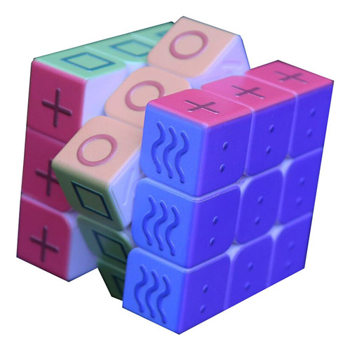 Cubo Mágico 3x3x3 Ciego Braille Huella Dactilar Velocidad R