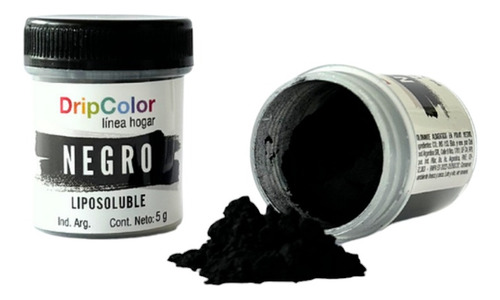 Colorante Comestible Liposoluble Negro Drip Color