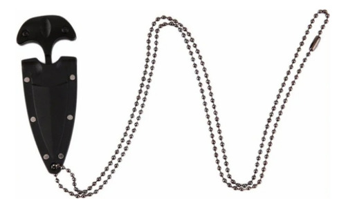 Push Dagger Puñal Pua Secret Defensa Personal Daga Collar Color Negro
