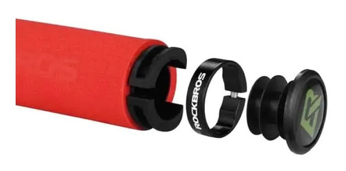 Imagen 3 de 4 de Puños De Silicon Espumado Para Bicicletas Rockbros