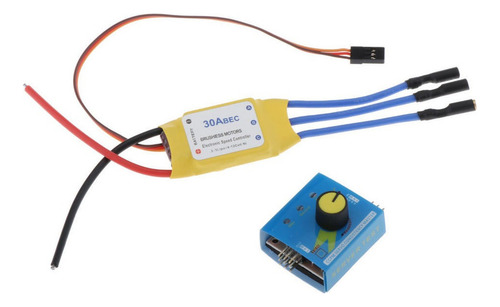A 30a Esc Con Regulador De Velocidad Del Motor Pwm Trifásico
