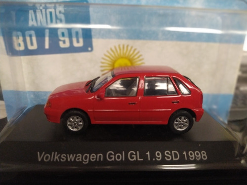 Vw Gol 1 43 Coleccion Ixo Auto Mide 10cm A Escala