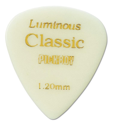 Pickboy Vintage Pick, Luminoso, Celulosa, 1,20 Mm, 10 Pulgad