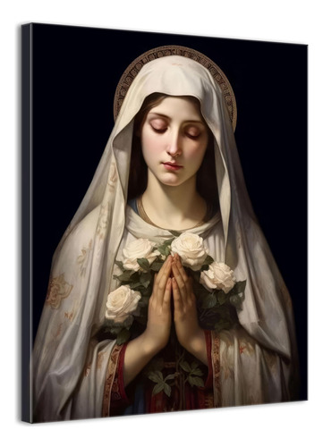 Lienzo Enmarcado De La Virgen Maria, Poster Cristiano, Impre