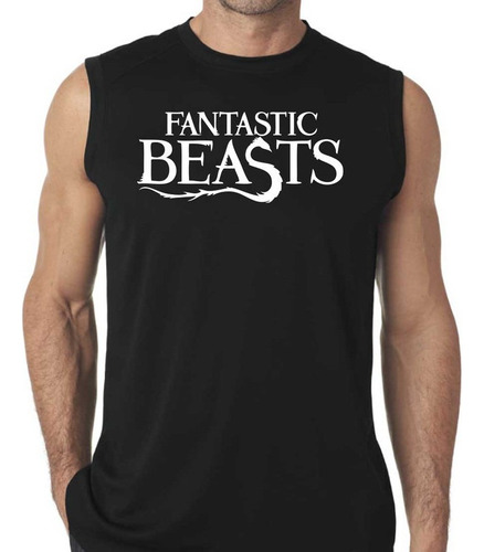 Remera Animales Fantasticos Musculosa 100% Algodón Premium