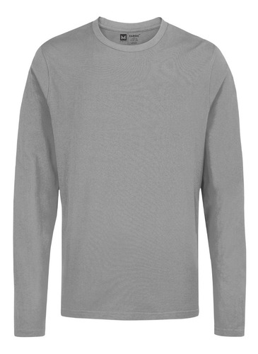 Imagem 6 de 8 de Kit 5 Camiseta Manga Longa Masculina Slim Algodão 30.1 Zaroc