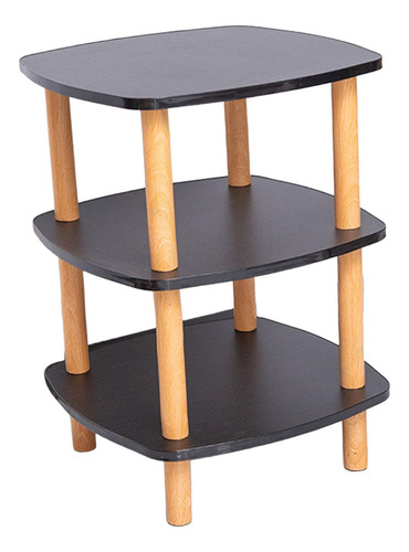 Mesa Auxiliar Pequeña Para Sofá,mesa Para Bebidas De Negro
