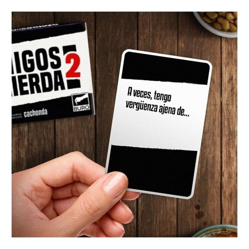 Imagen 2 de 2 de Juego de cartas Amigos de Mierda 2 Bureau de Juegos