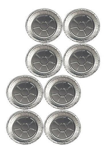 Juego De 8 Moldes Para Pasteles De Aluminio Duradero De 9-5 