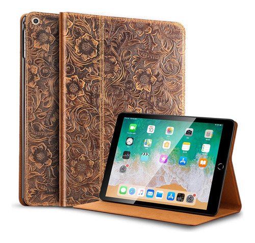 Gexmil iPad Mini5 Case, Cowhide Folio Cover For iPad 7.9 Inc