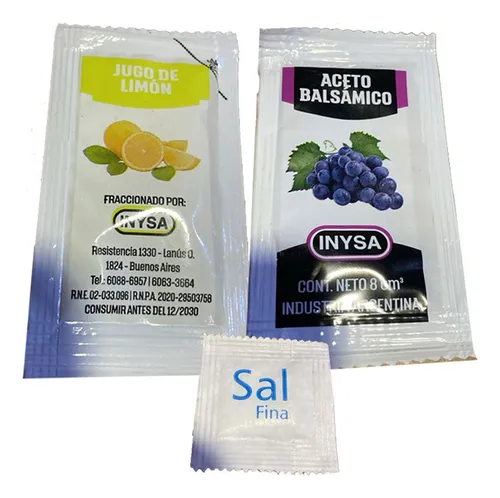 Combo Light Inysa X180 Sobres (sin Aceite Vegetal)