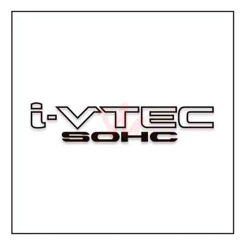 Adesivo I-vtec Sohc Par New Fit Civic Hrv City Carro Sticker