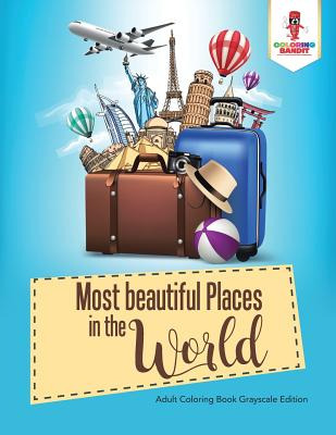 Libro 50 Most Beautiful Places In The World: Coloring Boo...
