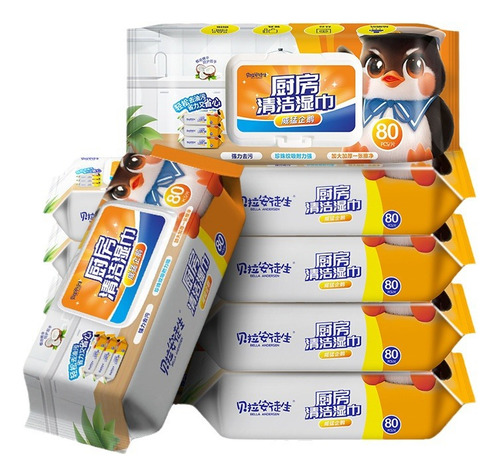 Weimeng Pingüino 6 Paquetes 80 Hojas Bella Pingüino
