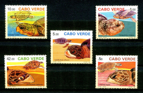 Selos Cabo Verde Fauna Marinha Tartaruga - Frete $14 - L2468