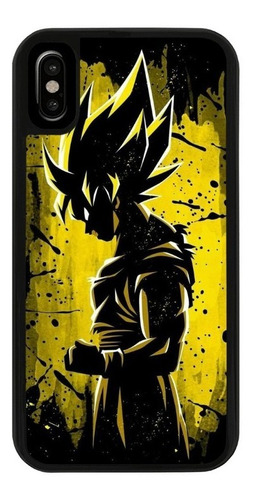 Funda Uso Rudo Tpu Para iPhone Dragon Ball Goku Perfil Amari