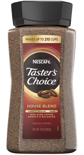 Café Instantáneo Tasters Choice House Blend 397gr