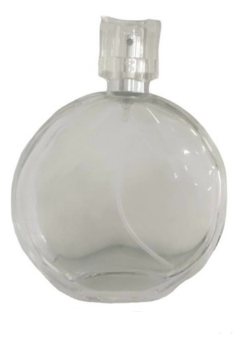 Frasco Vidrio Perfume Redondo Tapa A Presión 100ml (x10)